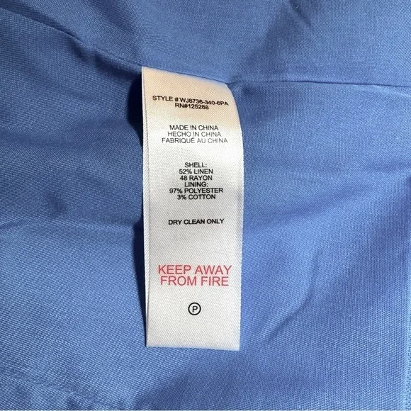 Jason Wu Notch Lapel Crop Blue Blazer NWT Size Small - Picture 11 of 13